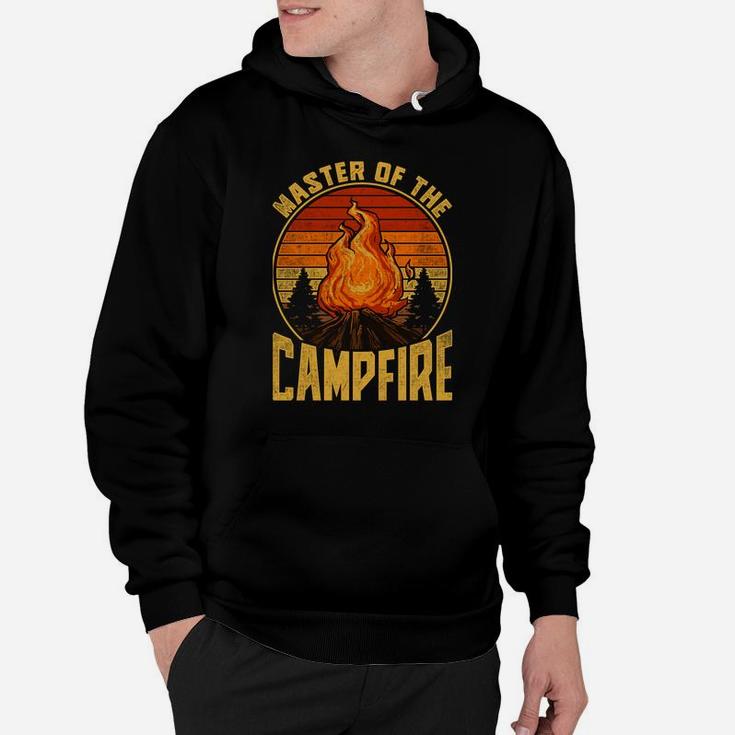 Master Of The Campfire Camping Vintage Camping Retro Hoodie