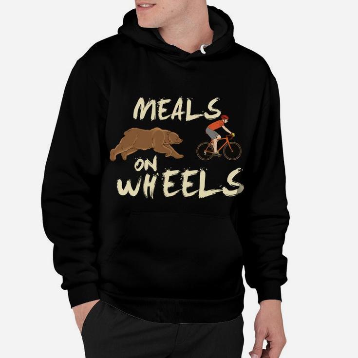 Meals On Wheels Cycling & Nature Design For Mountain Biker Hoodie