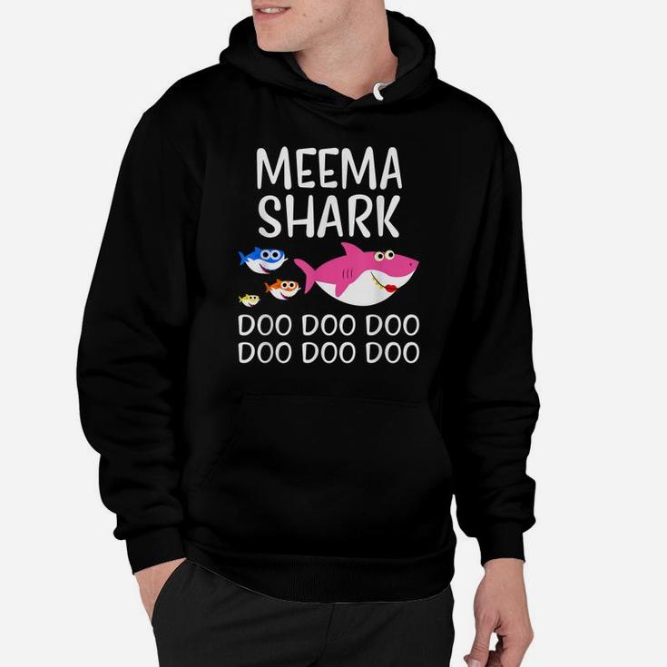 Meema Shark Shirt Funny Mothers Day Gift For Womens Mom Hoodie