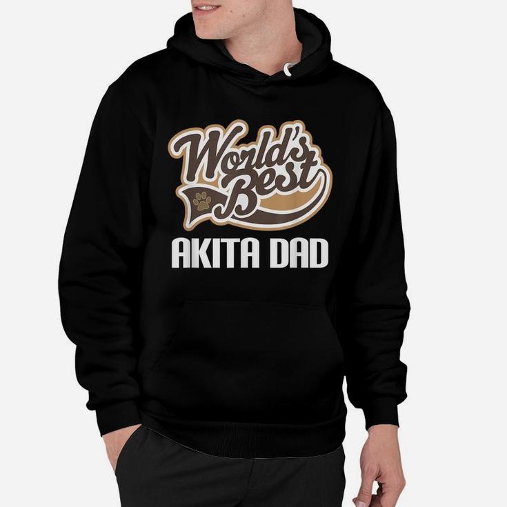 Mens Akita Dog Dad Fathers Day Pet Gift Hoodie