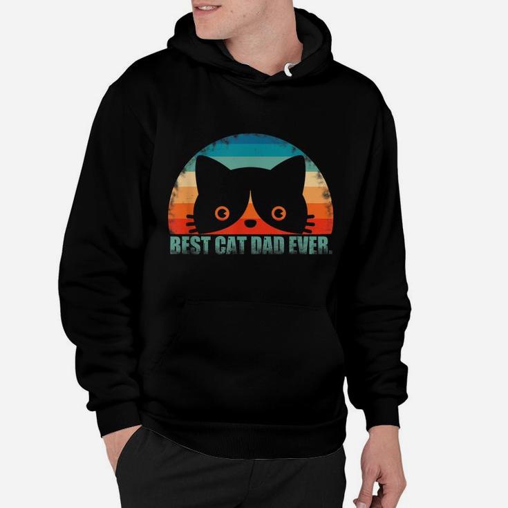 Mens Best Cat Dad Shirt Father's Day Gift From Wife Son Daughter Hoodie
