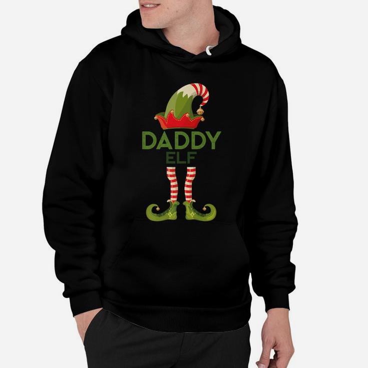 Mens Daddy Elf Matching Family Christmas Holiday Dad Father Gift Hoodie