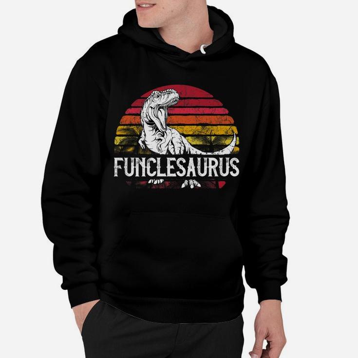 Mens Father's Day Gift For Uncle Funcle SaurusRex Funny Hoodie
