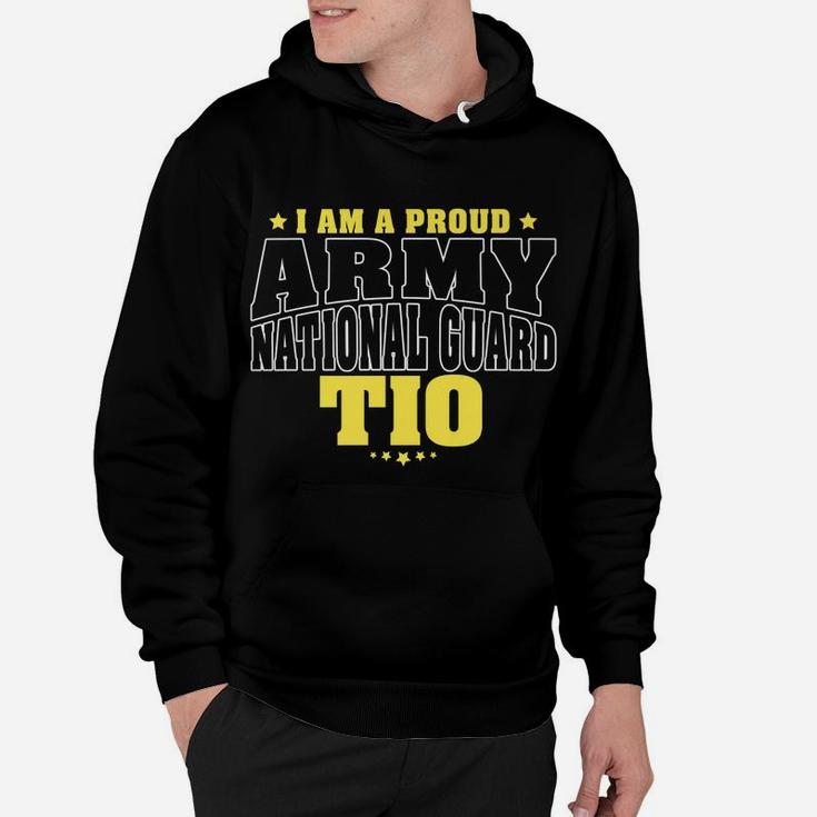 Mens I Am A Proud Army National Guard Tio - Military Uncle Family Hoodie