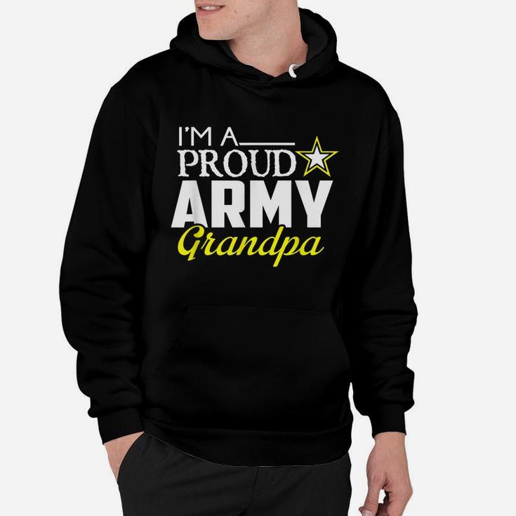 Mens I'm A Proud Army Grandpa T Shirt - Military Grandpa Tee Hoodie