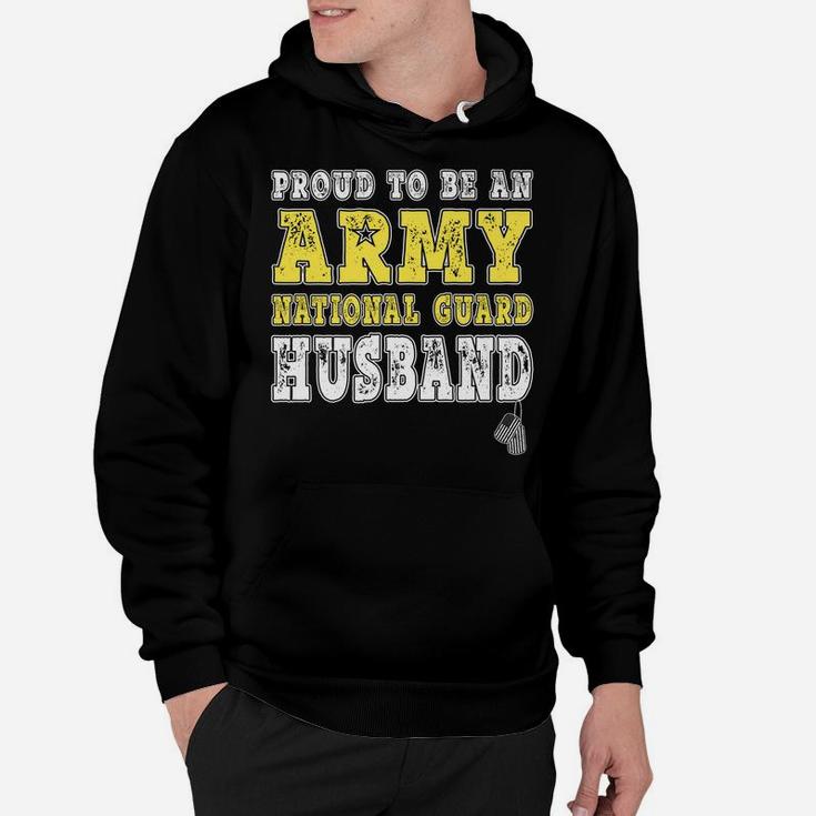 Mens Proud To Be An Army National Guard Husband Military Spouse Hoodie
