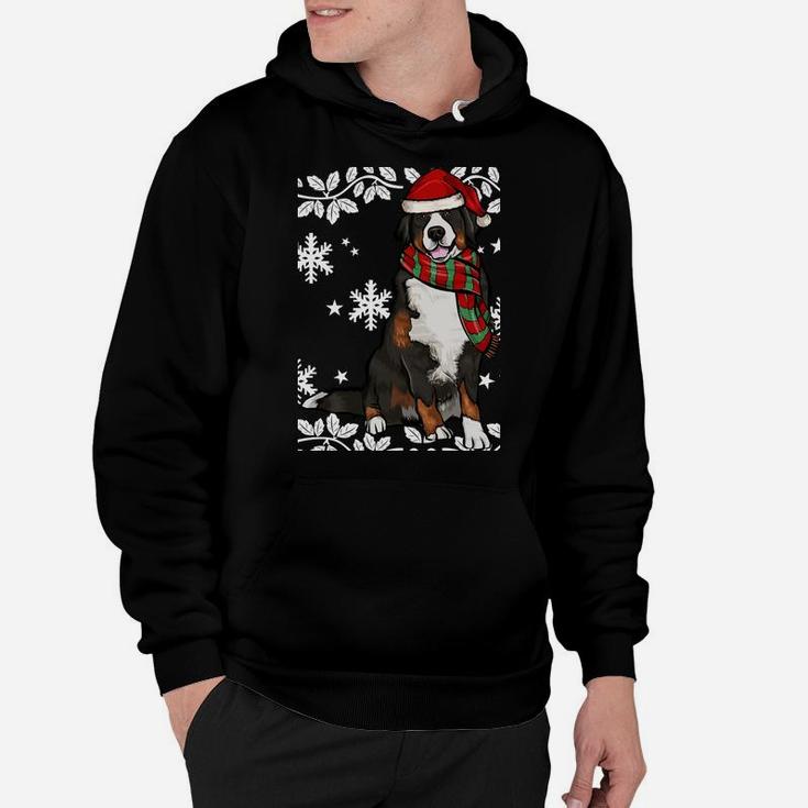 Merry Christmas Ornament Bernese Mountain Dog Xmas Santa Sweatshirt Hoodie