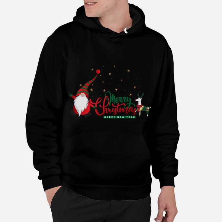 Merry Christmas Outfit Gift Cute Santa Claus Elf Reindeer Sweatshirt Hoodie