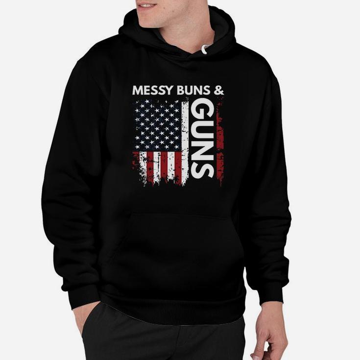 Messy Hair Dont Care Funny Hoodie