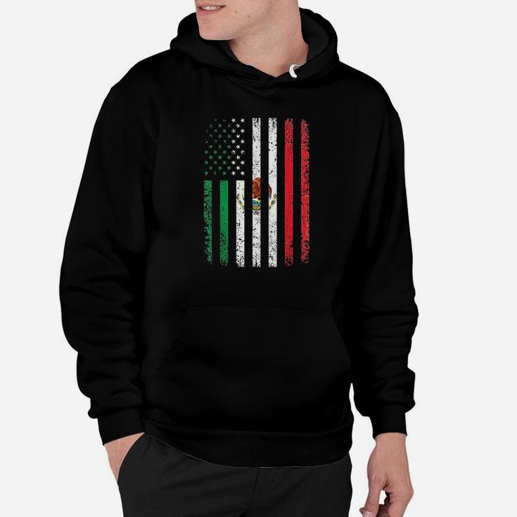 Mexico Flag Gift 4Th Of July Usa American Mexican Flag Hoodie