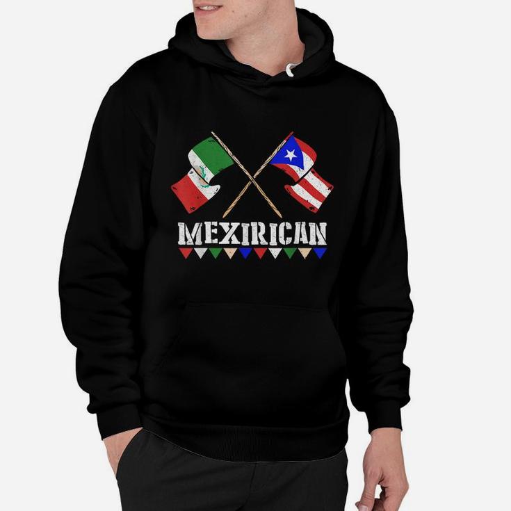 Mexirican Design, Puerto Rican Flag Gift, Cinco De Mayo Hoodie