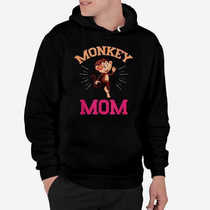 Monkey Mom Mothers Day Best Mama Ever Animal Ape Lover Hoodie