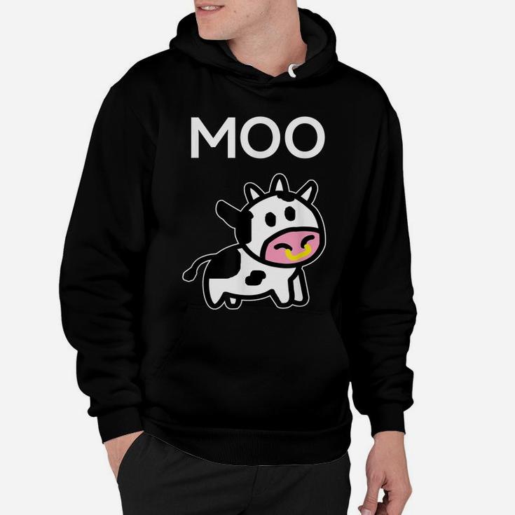 Moo Cow - Funny Farmer Cow T Shirt Hoodie