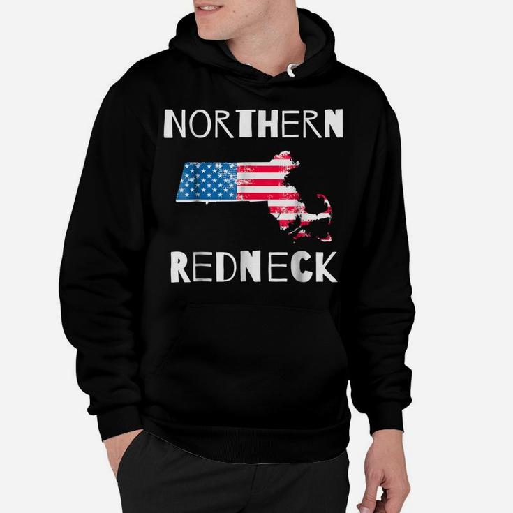 Northern Redneck Massachusetts Hoodie