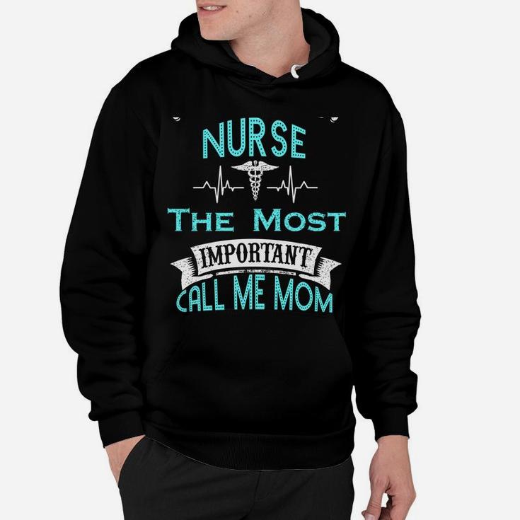 Nurse Mom Mother's Day Gift For Nurses Back Print Hoodie Hoodie