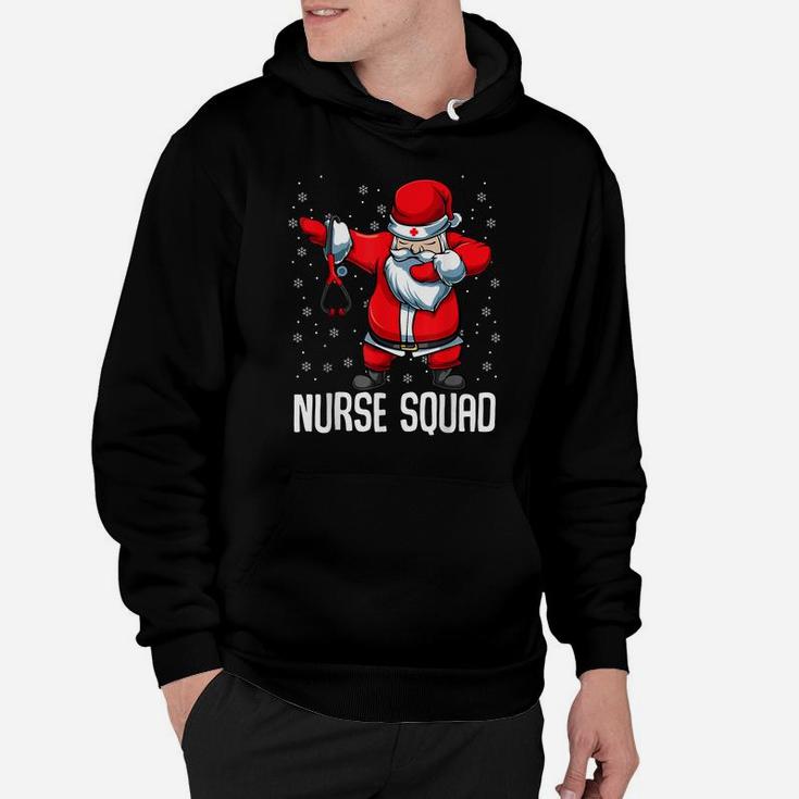 Nurse Squad Santa Dancing Christmas Nursing Job Emergency Hoodie