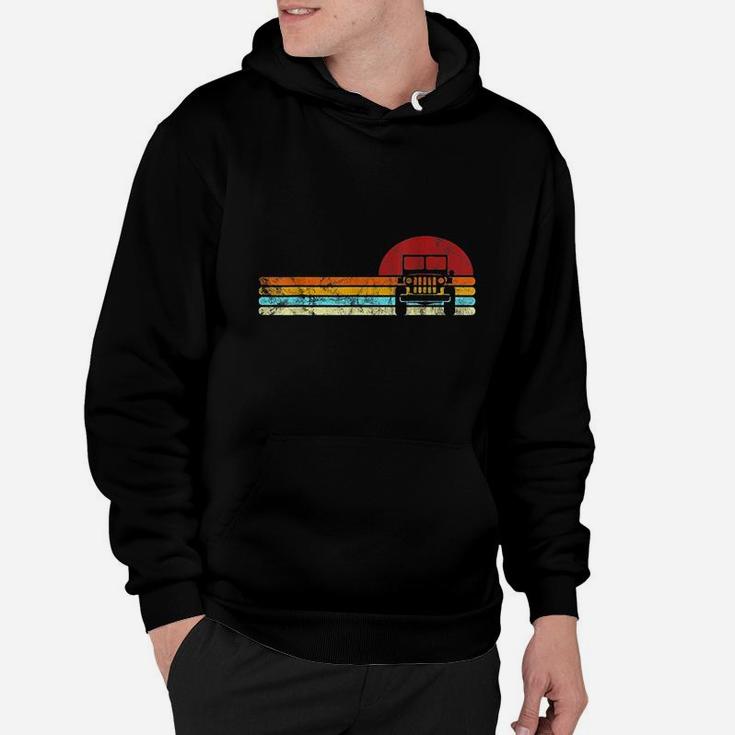 Off Road 4X4 Vintage Retro 70S Sunset Off Road Gift Hoodie