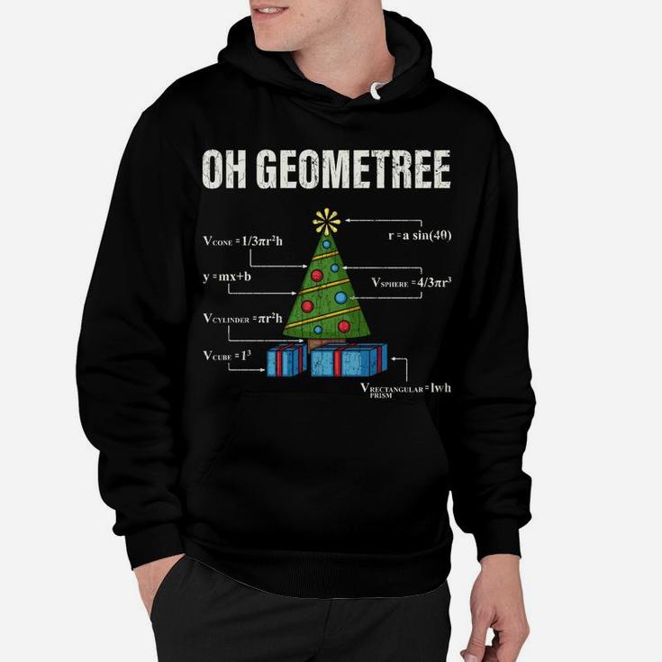 Oh Geometree Apparel Funny Geometry Gift Christmas Math Tree Sweatshirt Hoodie