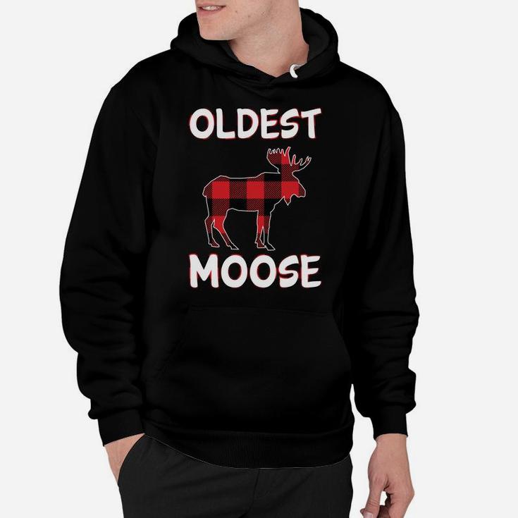 Oldest Child Shirt Boys Girls Gift Moose Siblings Christmas Sweatshirt Hoodie