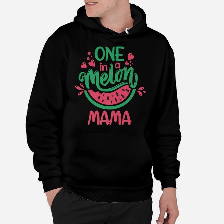 One In A Melon Mama Summer Fruit Watermelon Theme Kids Party Hoodie