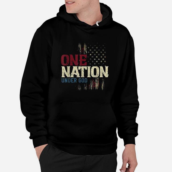 One Nation Under God American Flag Hoodie