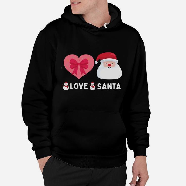 Peace Love Christmas Santa Women Men Kid Cute Holiday Sweatshirt Hoodie