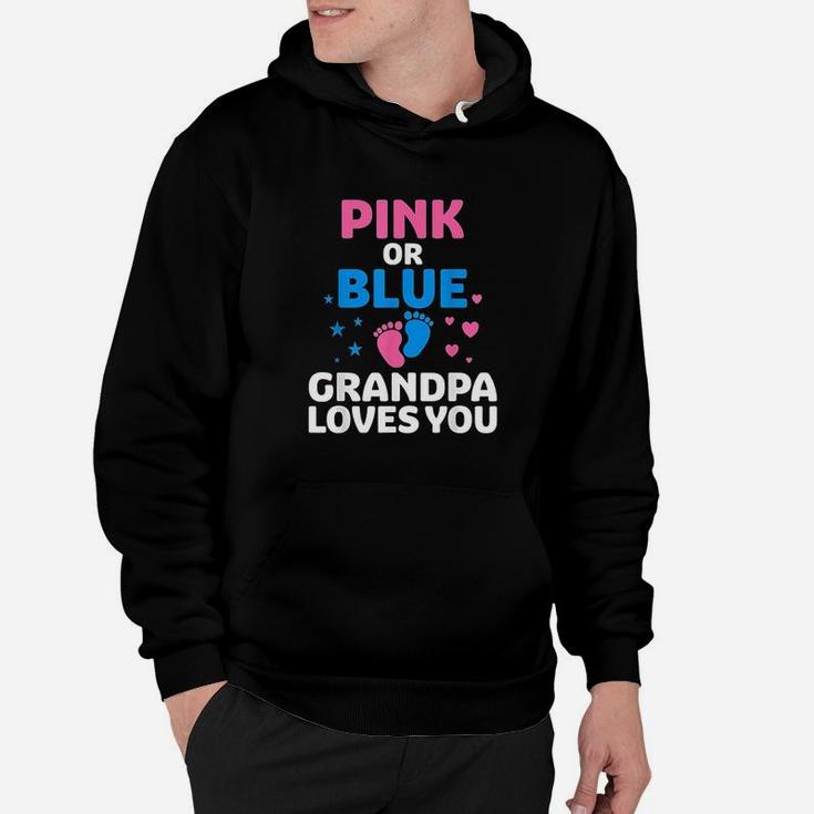 Pink Or Blue Grandpa Loves You Hoodie