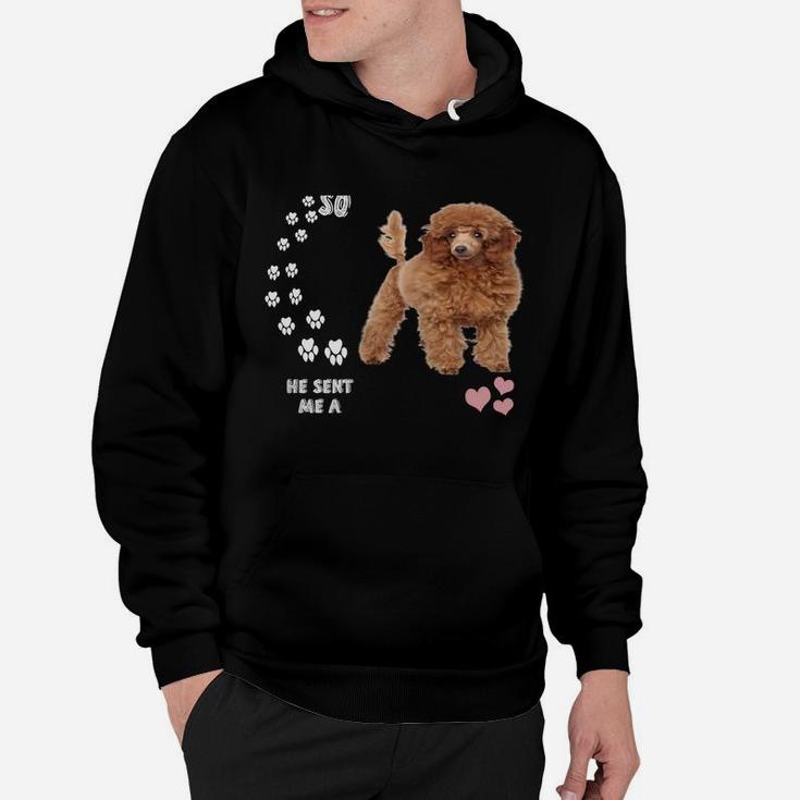 Poodle Dog Quote Mom Dad Lover Costume, Cute Red Toy Poodle Sweatshirt Hoodie