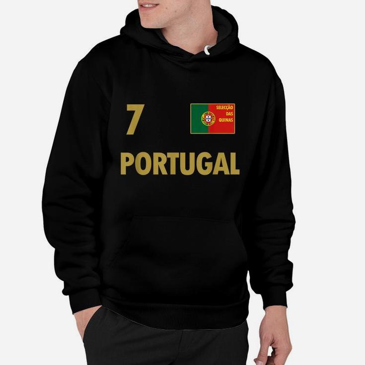 Portugal National Football Team - Jersey Style Nr 7 Soccer Hoodie