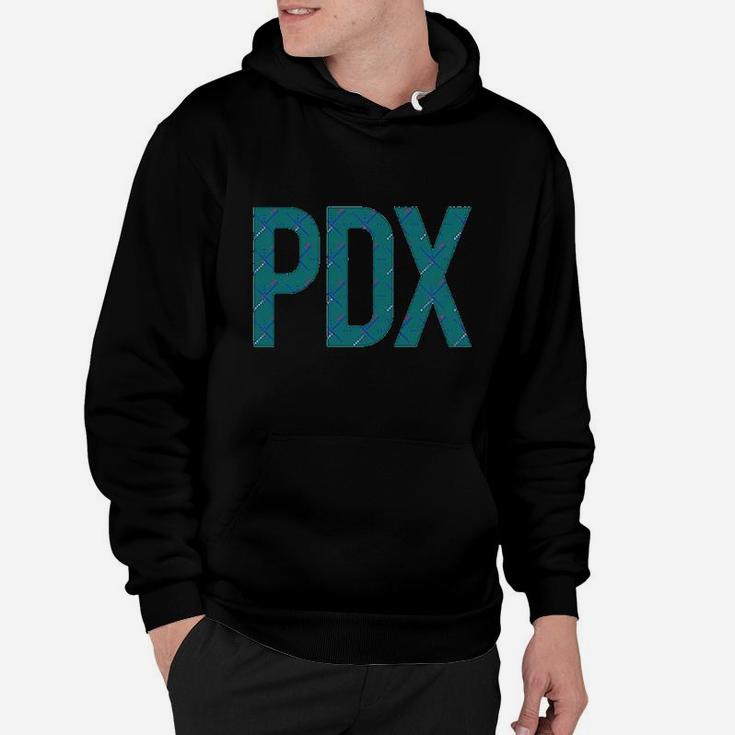 Poster Foundry Portland Pdx Airport Carpet Design Hoodie