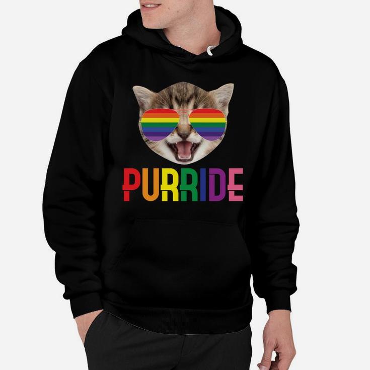 Purride | Cute Funny Lgbqt Cat Lovers Gift Sweatshirt Hoodie