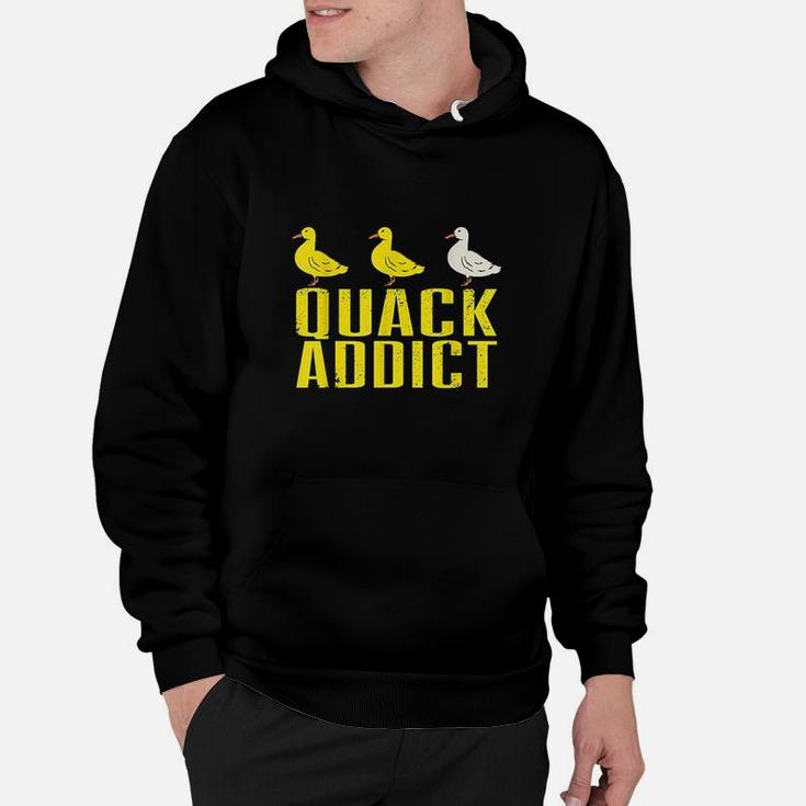 Quack Addict Awesome Duck Design Hoodie