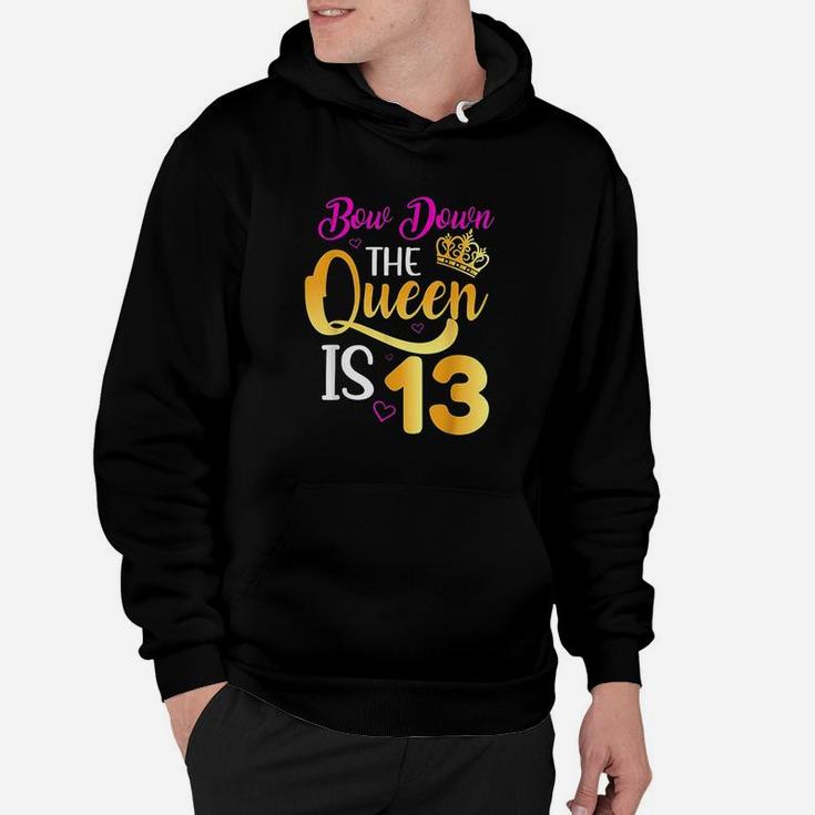 Queen 13Th Birthday 13 Years Official Teenager Birthday Hoodie
