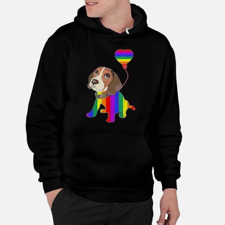 Rainbow Beagle Unicorn Pride Lgbt Gay Lesbian Hoodie