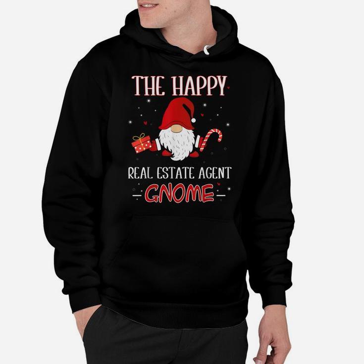 Real Estate Agent Christmas Gnome Costume Matching Family Hoodie