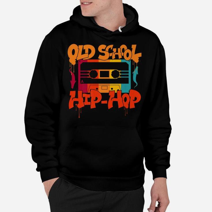 Retro Old School Hip Hop 80S 90S Graffiti Cassette Gift Hoodie