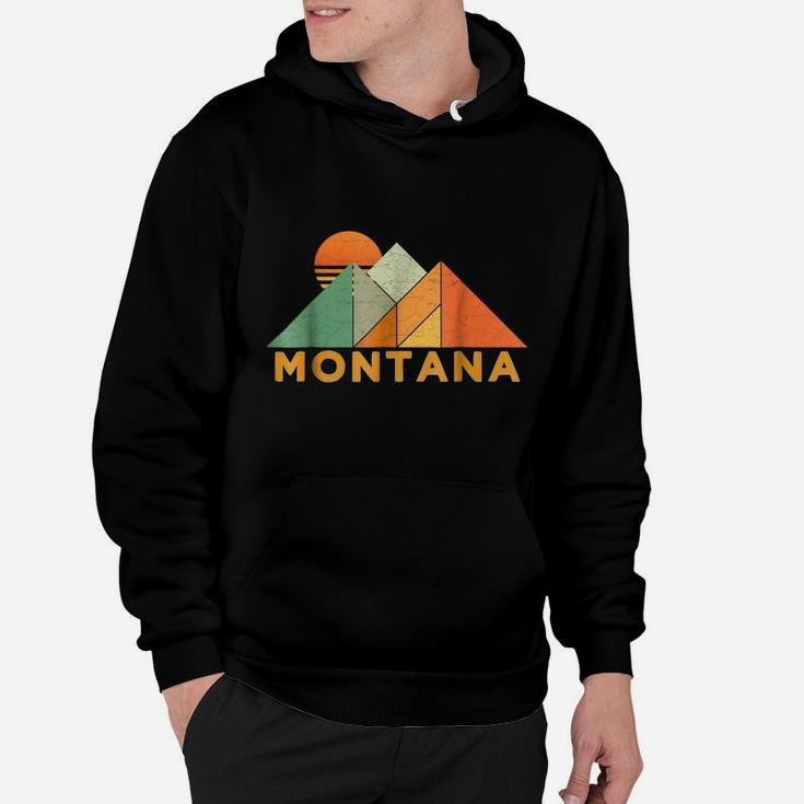 Retro Vintage Montana -Distressed Shirt Hoodie
