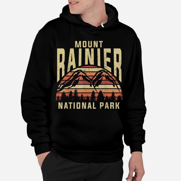 Retro Vintage National Park - Mount Rainier National Park Hoodie