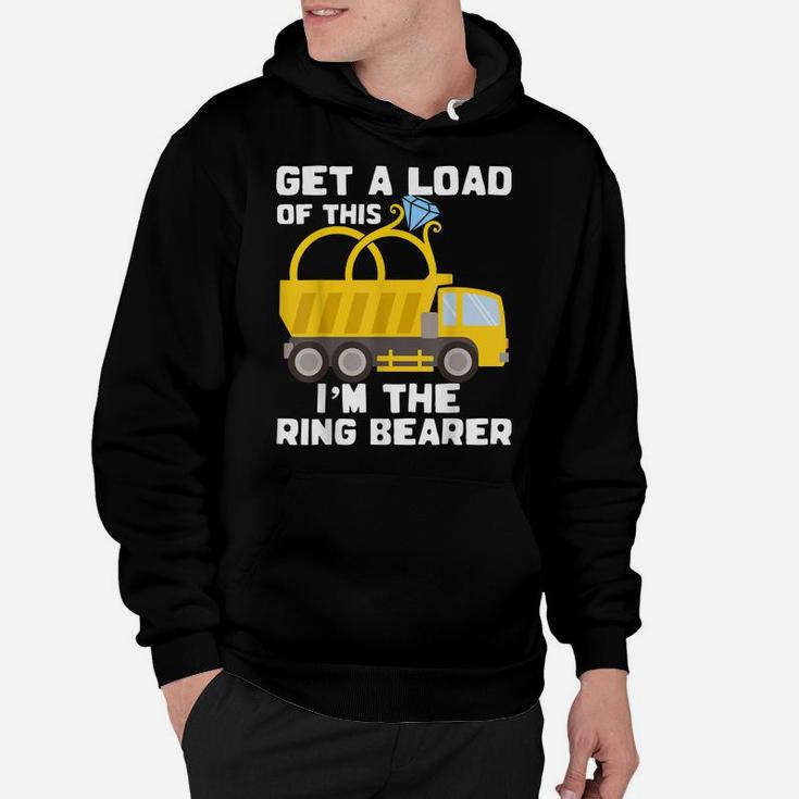 Ring Bearer Shirt Funny Wedding Truck Boys Gift Idea Tee Hoodie