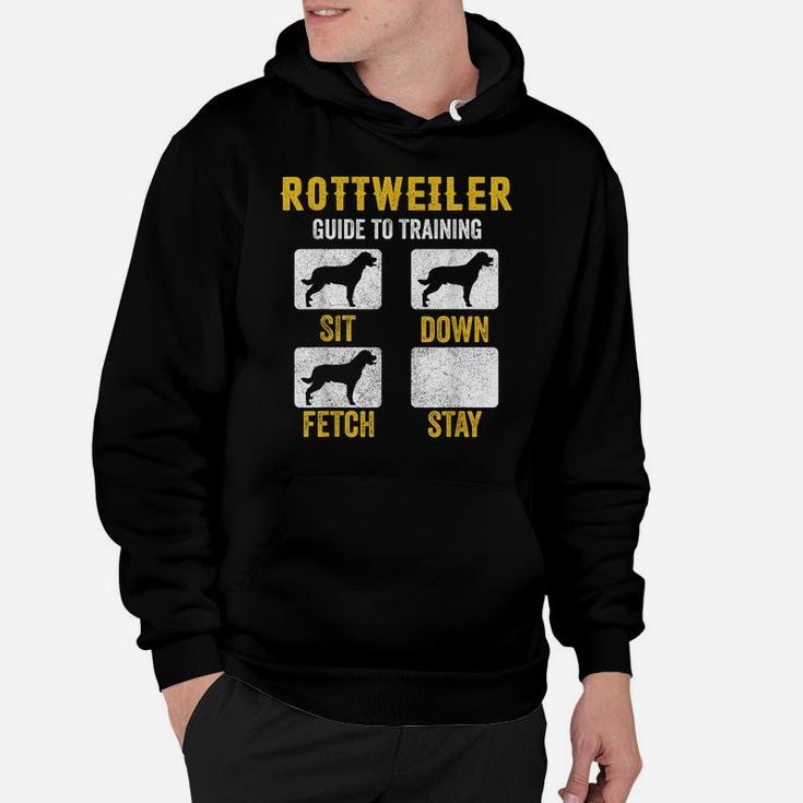 Rottweiler Guide To Training Shirts, Dog Mom Dad Lover Owner Hoodie