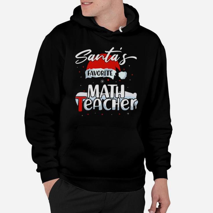 Santas Favorite Math Teacher Hoodie