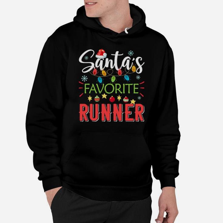 Santa's Favorite Runner Hoodie