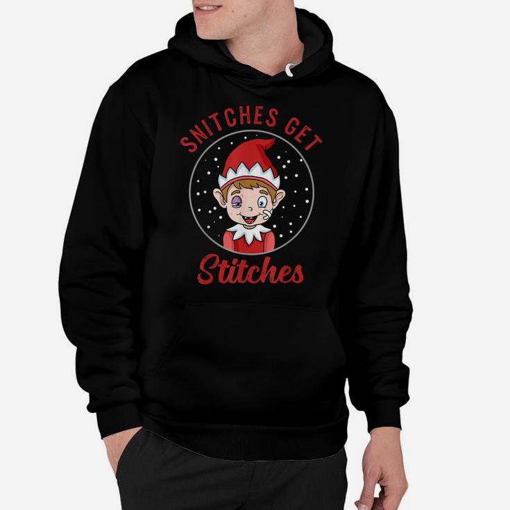 Snitches Get Stitches T Shirt Elf Xmas Snitches Get Stitches Hoodie