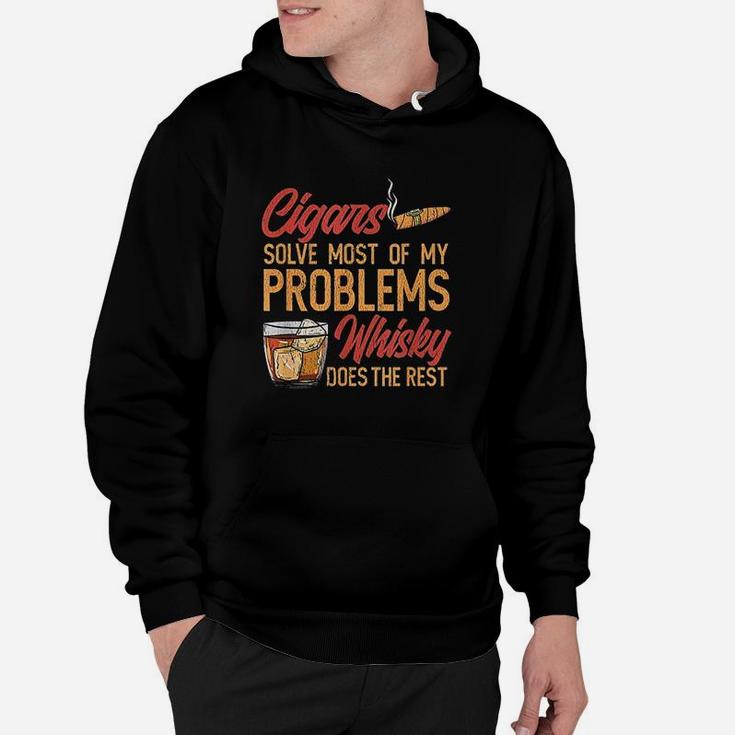 Solves Most Of My Problems And Whisky Helps Hoodie