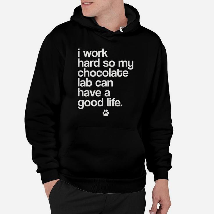 Spoiled Chocolate Labrador Owner Funny Puppy Dog Lover Hoodie