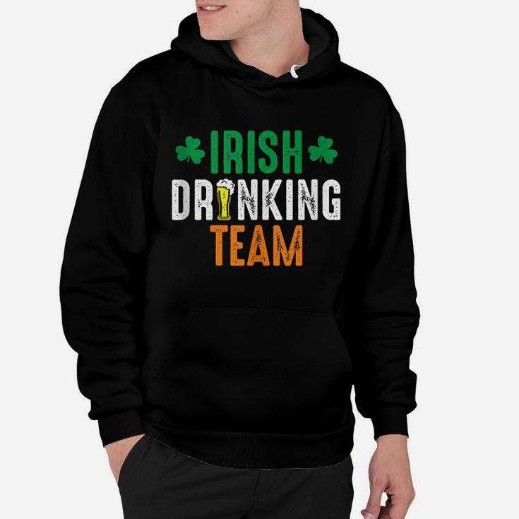 St Patrick's Irish Beer Drinking Team Ireland Flag Clover Hoodie