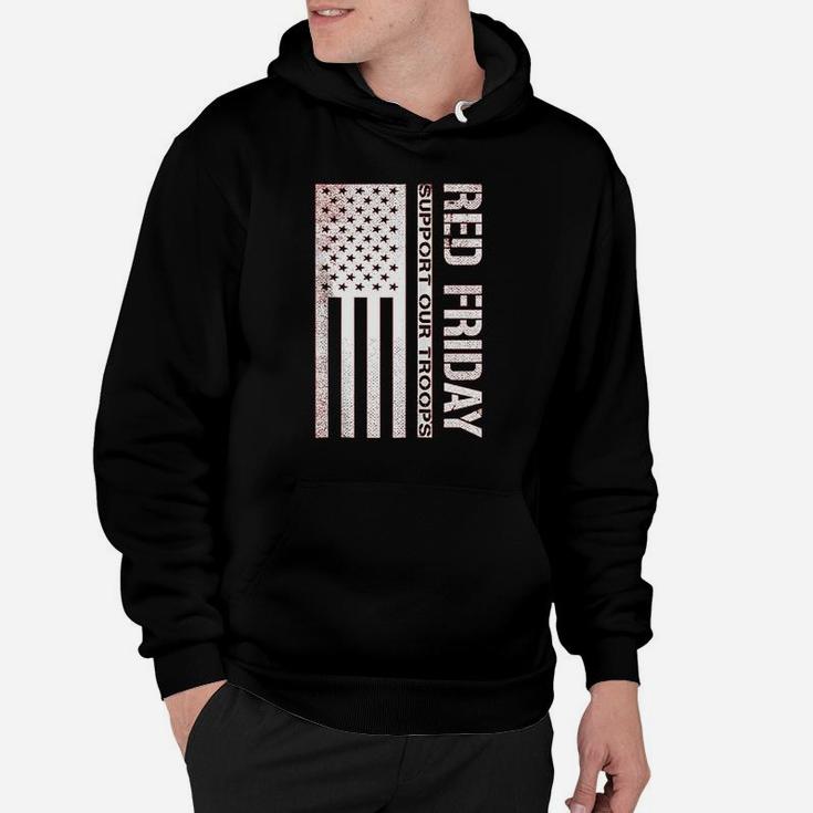 Support Our Troops Red Friday Zip Hoodie