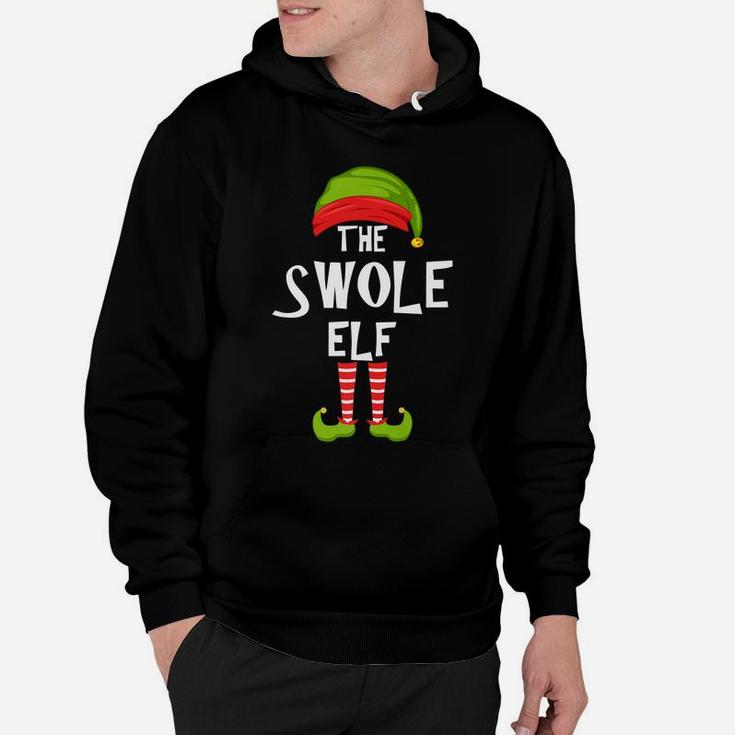 Swole Elf Matching Family Christmas Party Pajama Group Gift Hoodie
