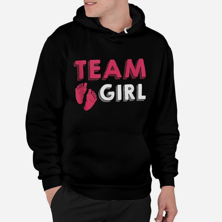 Team Girl Gender Reveal Baby Shower Birth Party Family Gift Hoodie