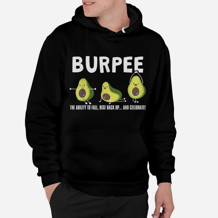 The Ability To Fall, Burpee Avocado Weightlifting Hoodie
